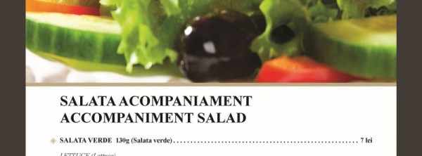 Accompaniment salads